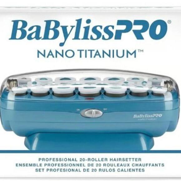Used - BaBylissPRO Nano Titanium Hot Rollers 20 Rollers